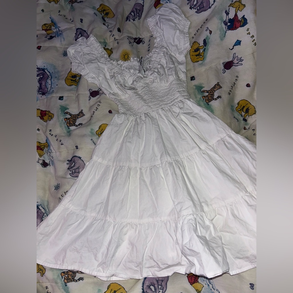 Perfect Ruffle Princess Polly White Dress